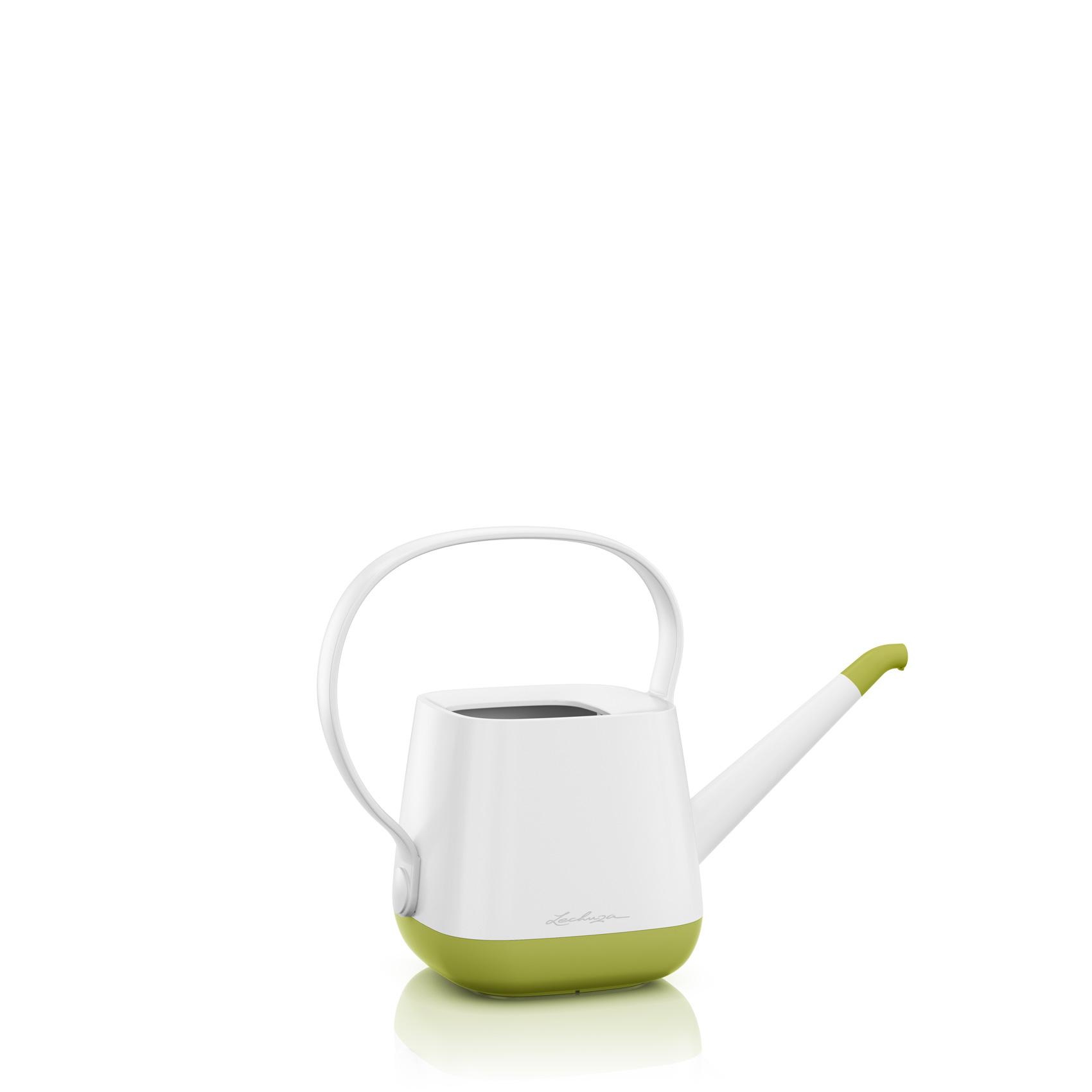 YULA watering can white/pistachio semi-gloss